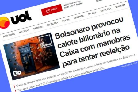 Bolsonaro deixou rombo histórico na Caixa para tentar se reeleger